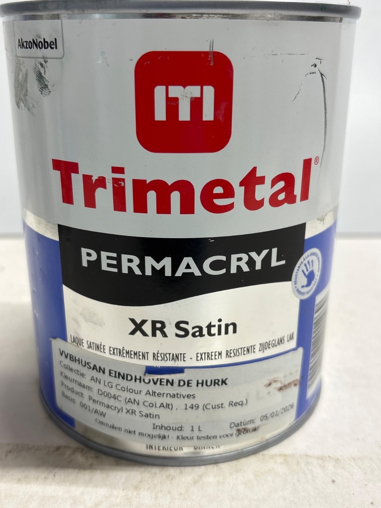 Trimetal Permacryl XR Satin 1L