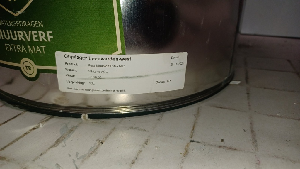 Copperant Pura Muurverf Extra Mat - (Sikkens ACC J0.10.50) label2