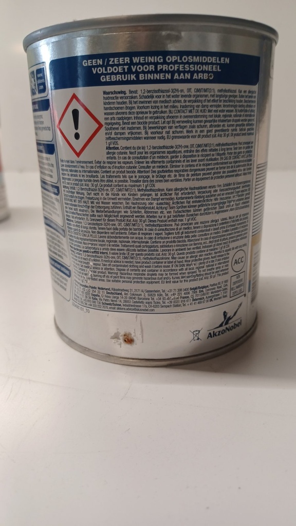 Sikkens Alphacryl Pure Mat SF - Ombergrijs (RAL 7022) back2