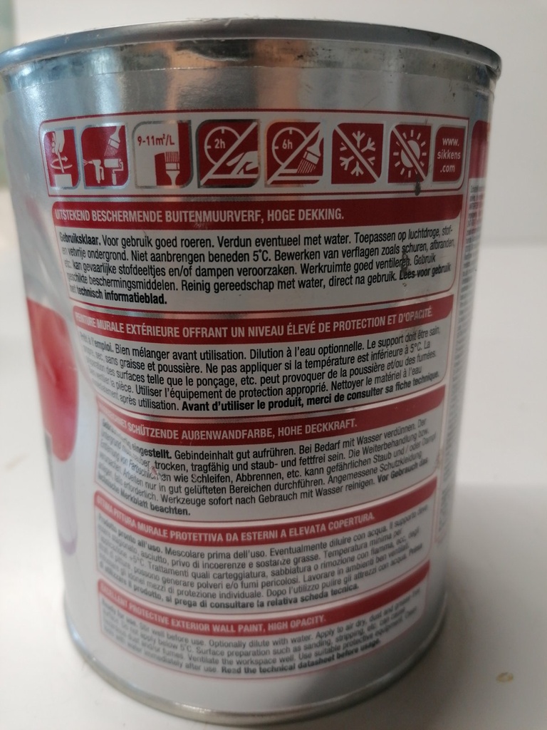 Sikkens Alphatex IQ - (Sikkens Q0.05.10 (3031 extra)) label3