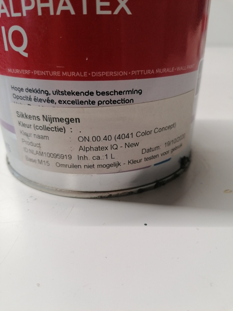Sikkens Alphatex IQ - (ON.00.40) label2