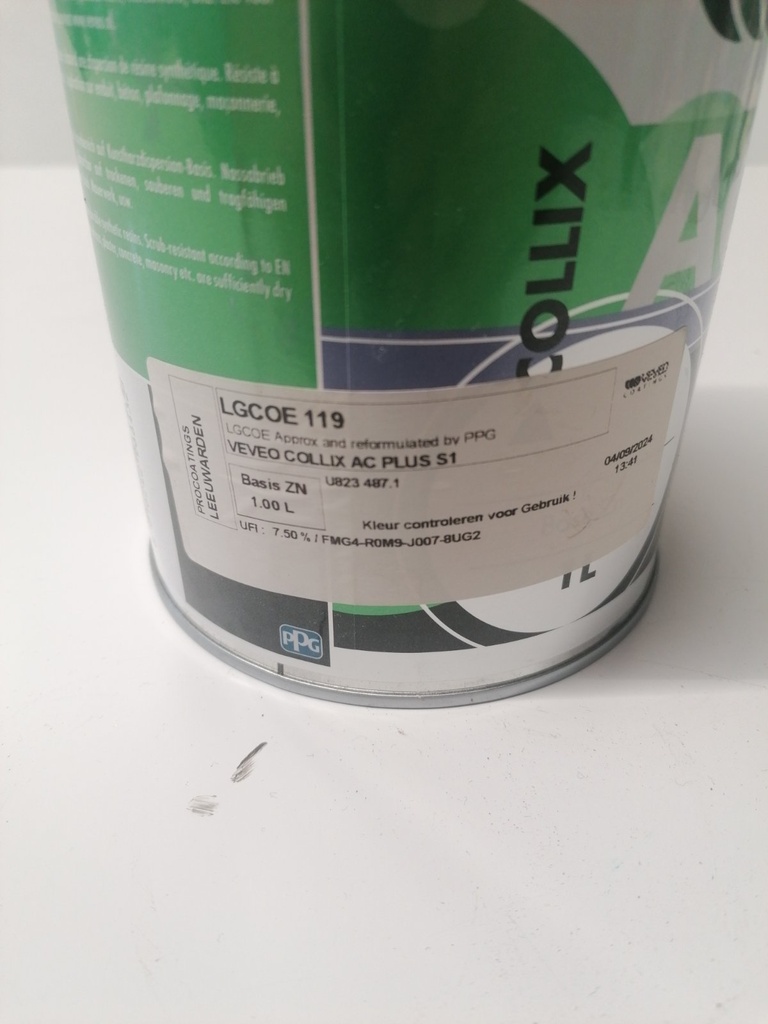 Veveo Collix AC Plus S1 - (LGCOE 119) label2