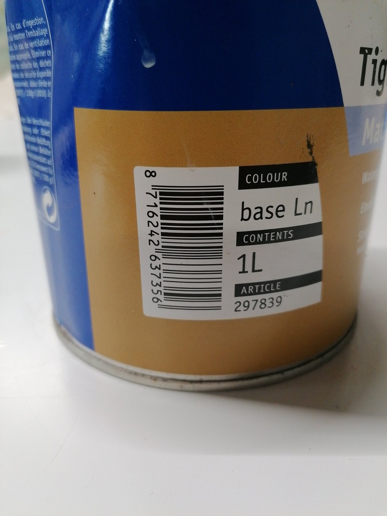 Sigma Coatings Tigron Aqua Matt - (NCS S 1505-Y70R) ean_label