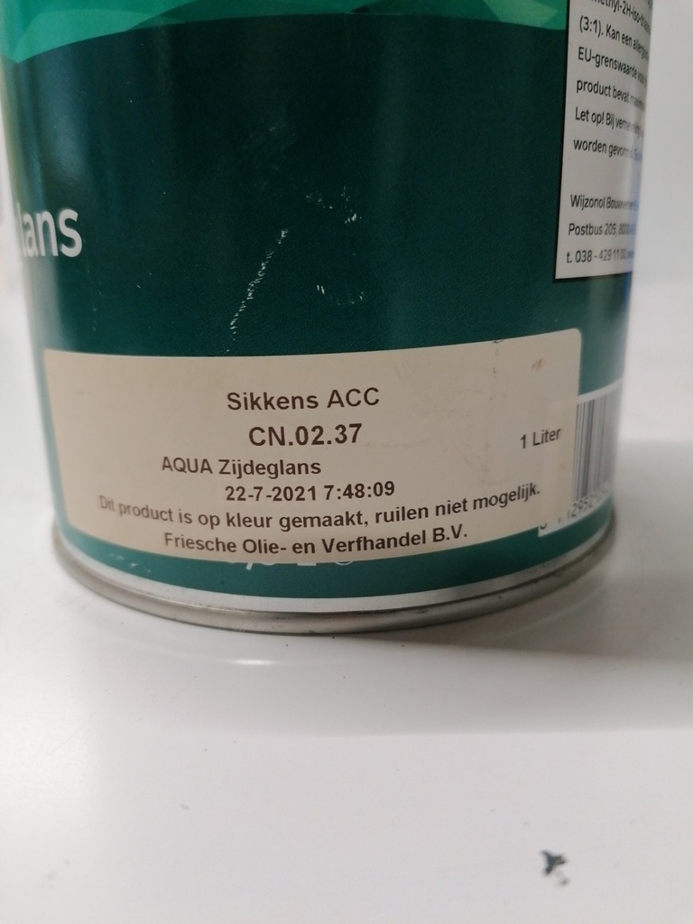 Wijzonol AQUA Zijdeglans - (Sikkens ACC CN.02.37) label2