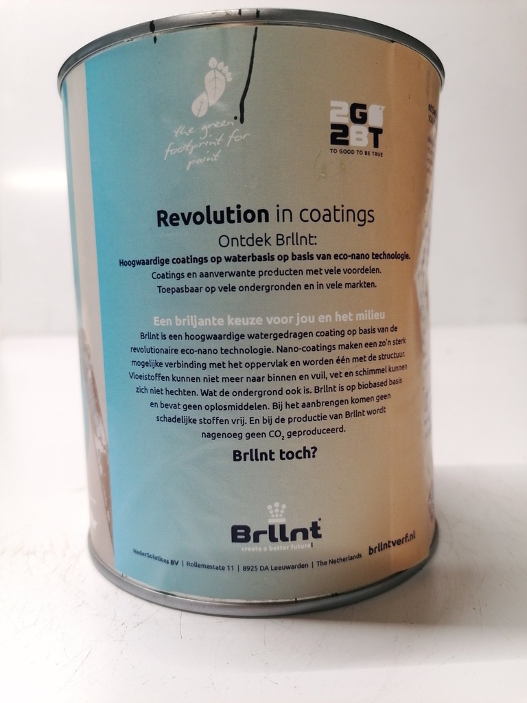Brllnt Satin PU Topcoat label2