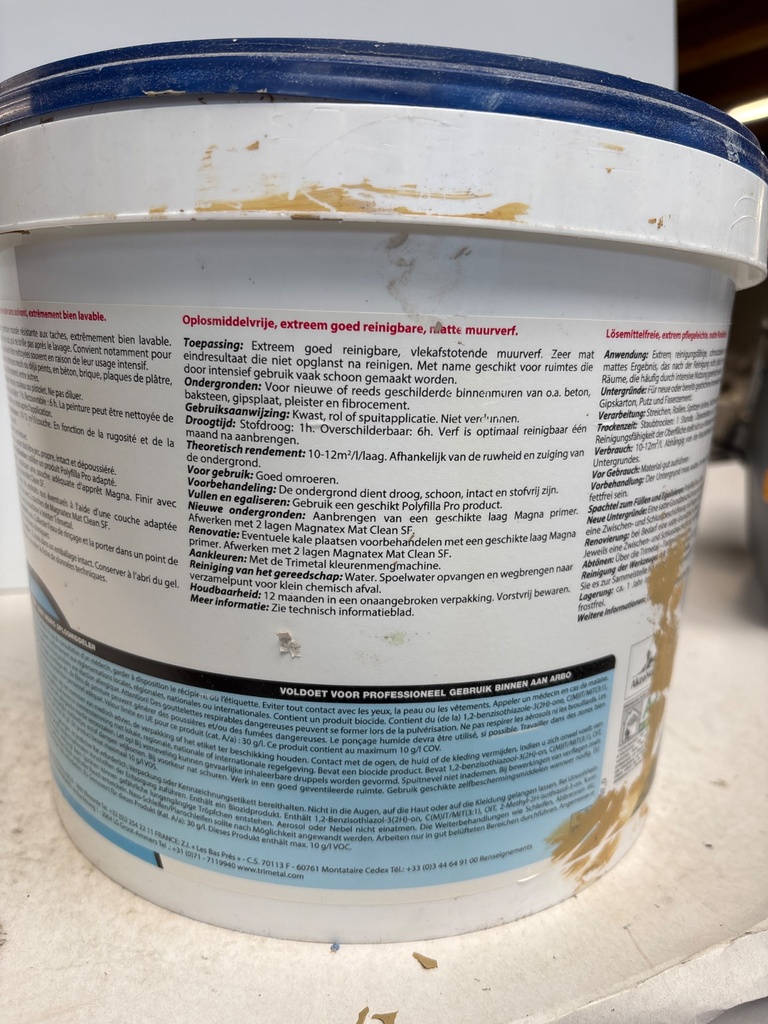 Trimetal Magnatex Mat Clean SF back