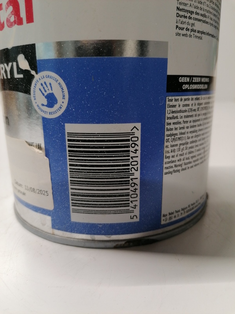 Trimetal Permacryl XR Satin - Steengrijs (RAL 7030) ean_label