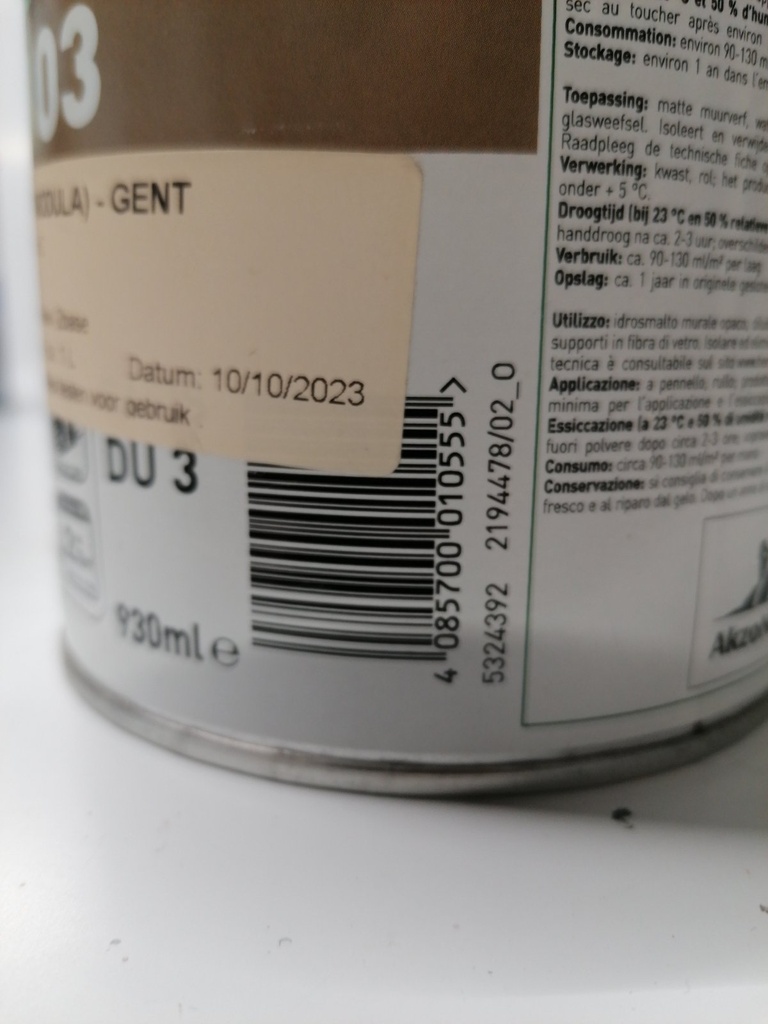 Herbol Zenit PU 03 New -2base - (NCS S 8010-Y70R) ean_label
