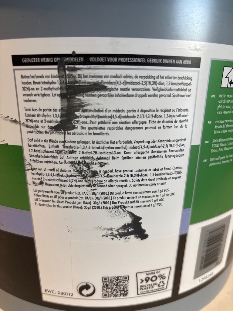 Veveo Collix AC Plus S1 Mat - Anthrazitgrau (RAL 7016) back