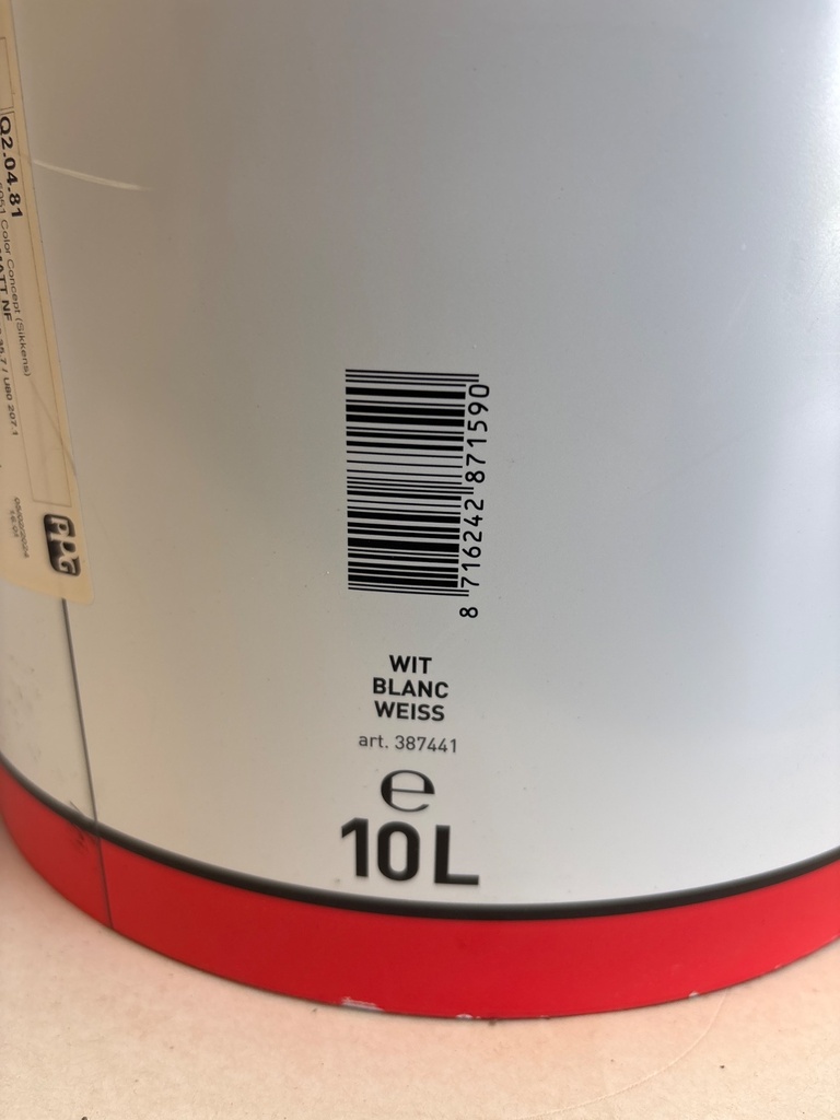 Glidden TEX Matt NF - Wit ean_label