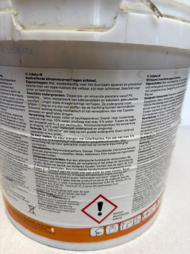 Caparol Indeko-W - (NCS S 1002-Y50R) back