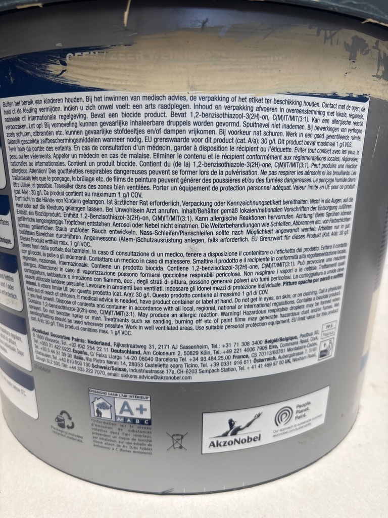 Sikkens Alpha Rezisto Easy Clean - Licht ivoorkleurig (RAL 1015) back2