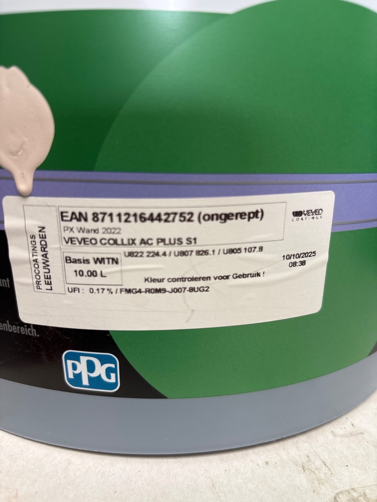 Veveo Collix AC Plus S1 label2