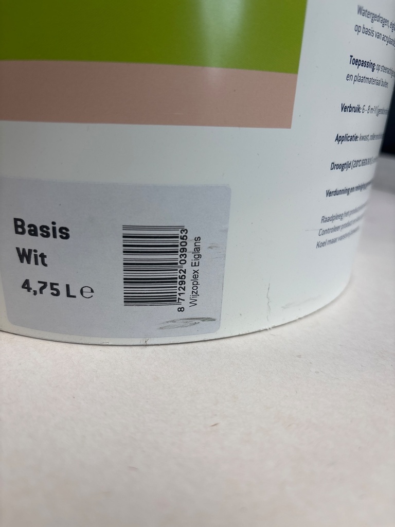 Wijzonol Wijzoplex Eiglans - Pastelgroen (RAL 6021) ean_label