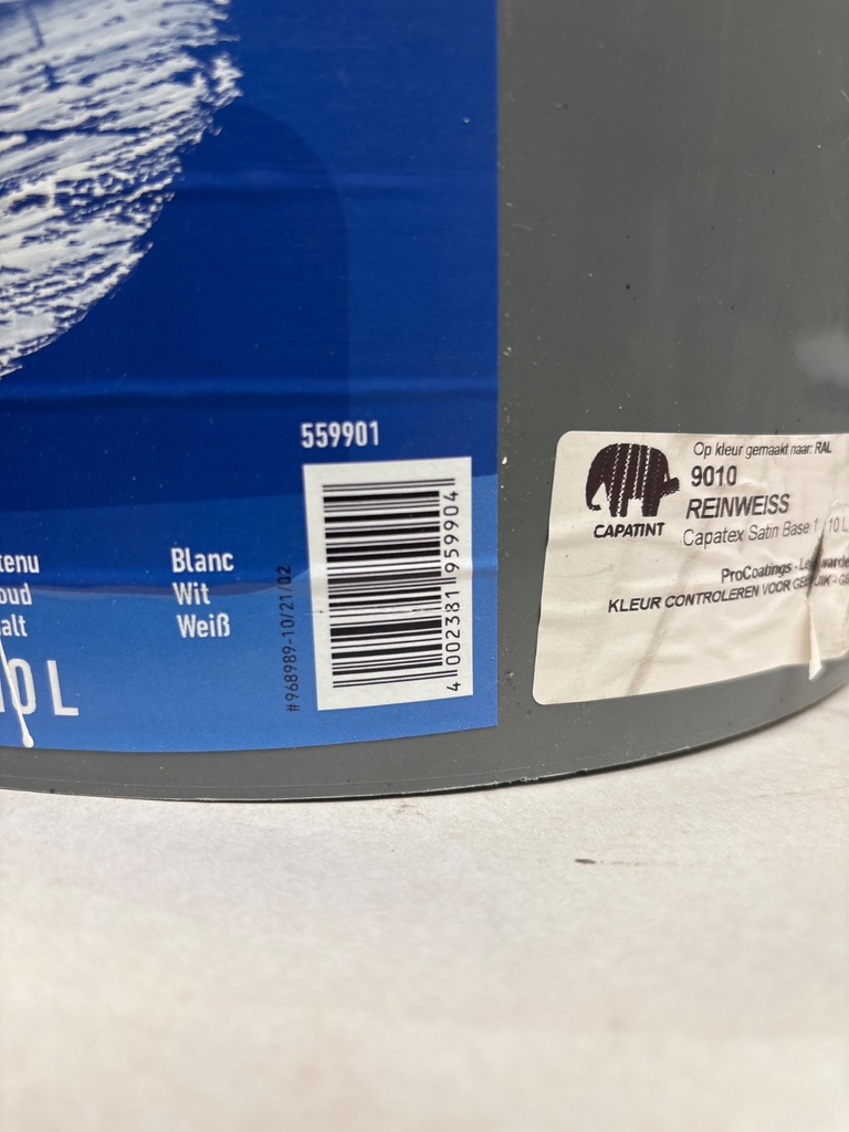 Caparol CapaTex Satin - Reinweiss (RAL 9010) ean_label