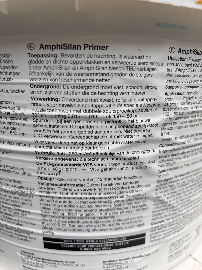 Caparol AmphiSilan Primer - Grijswit (RAL 9002) back