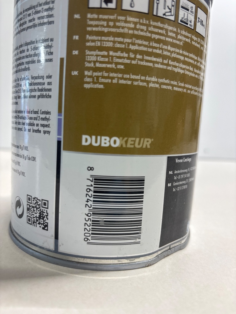Veveo Collix Pro Finish - GN 112-11 (Havermout) (GN 112-11) ean_label