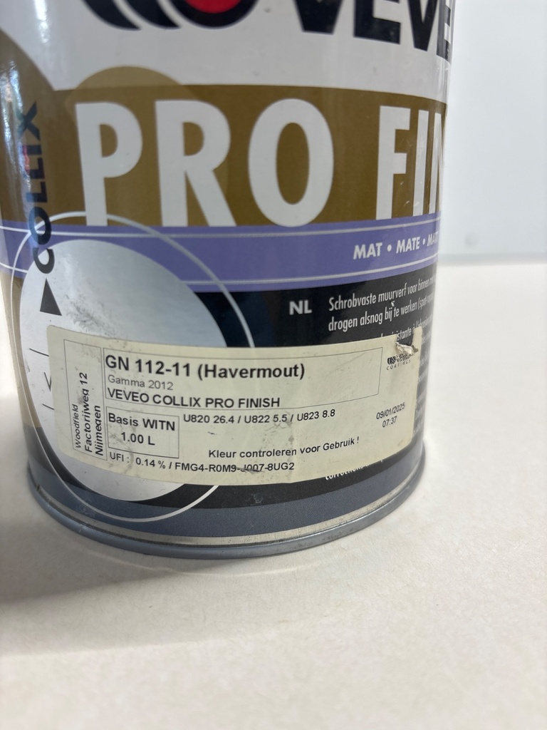 Veveo Collix Pro Finish - GN 112-11 (Havermout) (GN 112-11) label2