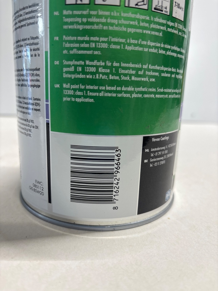 Veveo Collix AC Plus S1 - VLCC 467 ean_label