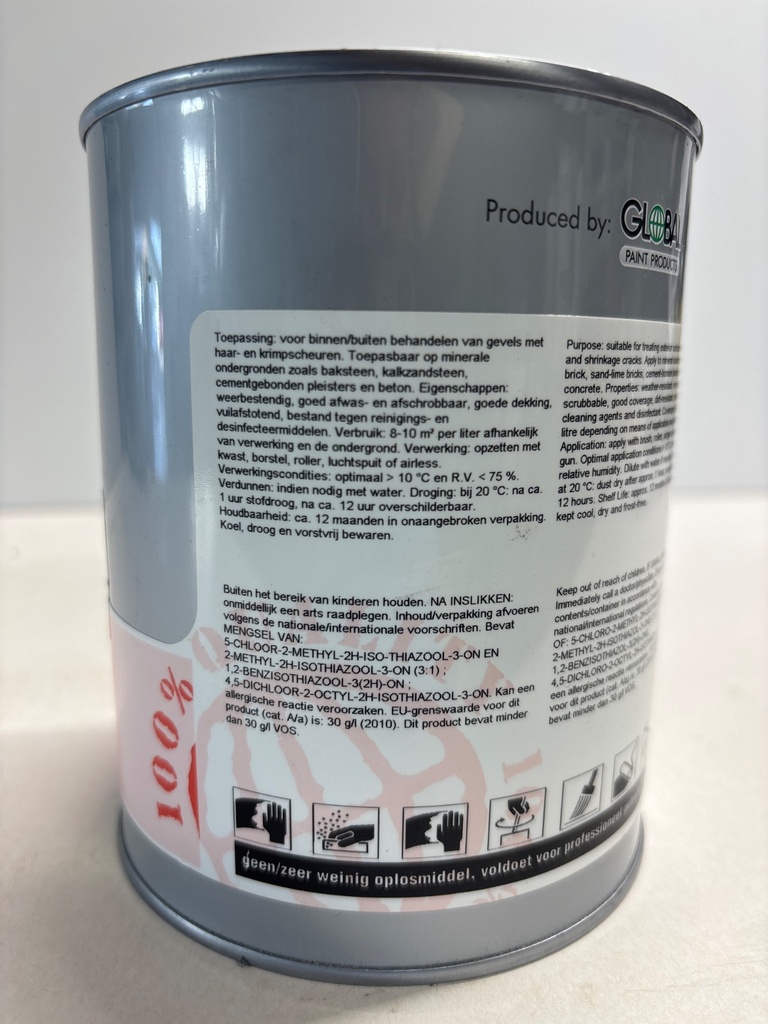 Global Paint Styrol Matt - Ginster 50 back