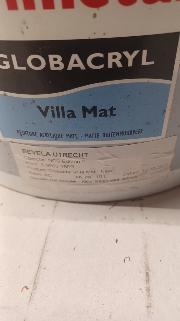 Trimetal Globacryl Villa Mat - (NCS S 8005-Y50R) label2