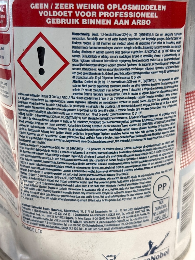 Sikkens Alphatex IQ Mat - (F6.06.69) back2