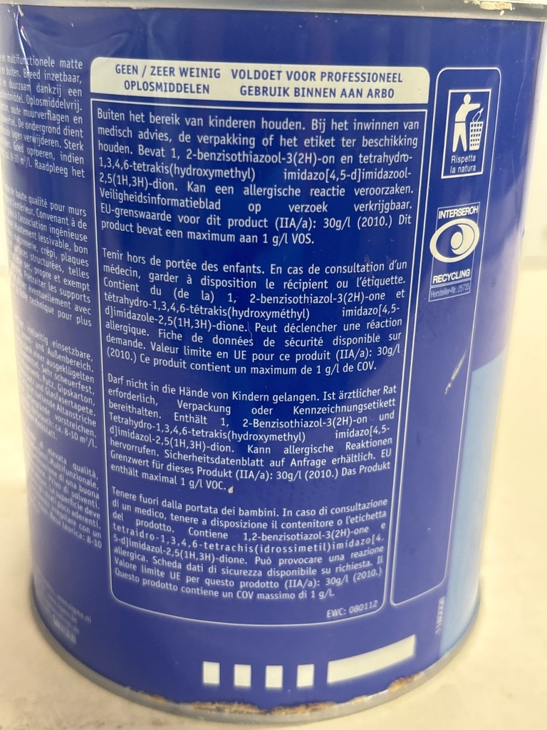Sigma Coatings Sigmatex Superlatex Matt - Telegrau 4 (RAL 7047) back2