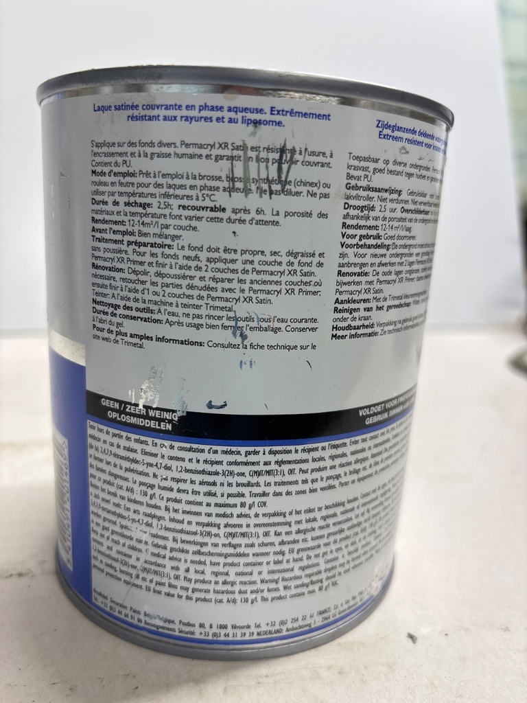Trimetal Permacryl XR Satin - D004C (AN Col.Alt), 149 (Cust. Req.) (AN LG Colour Alternatives D004C) back