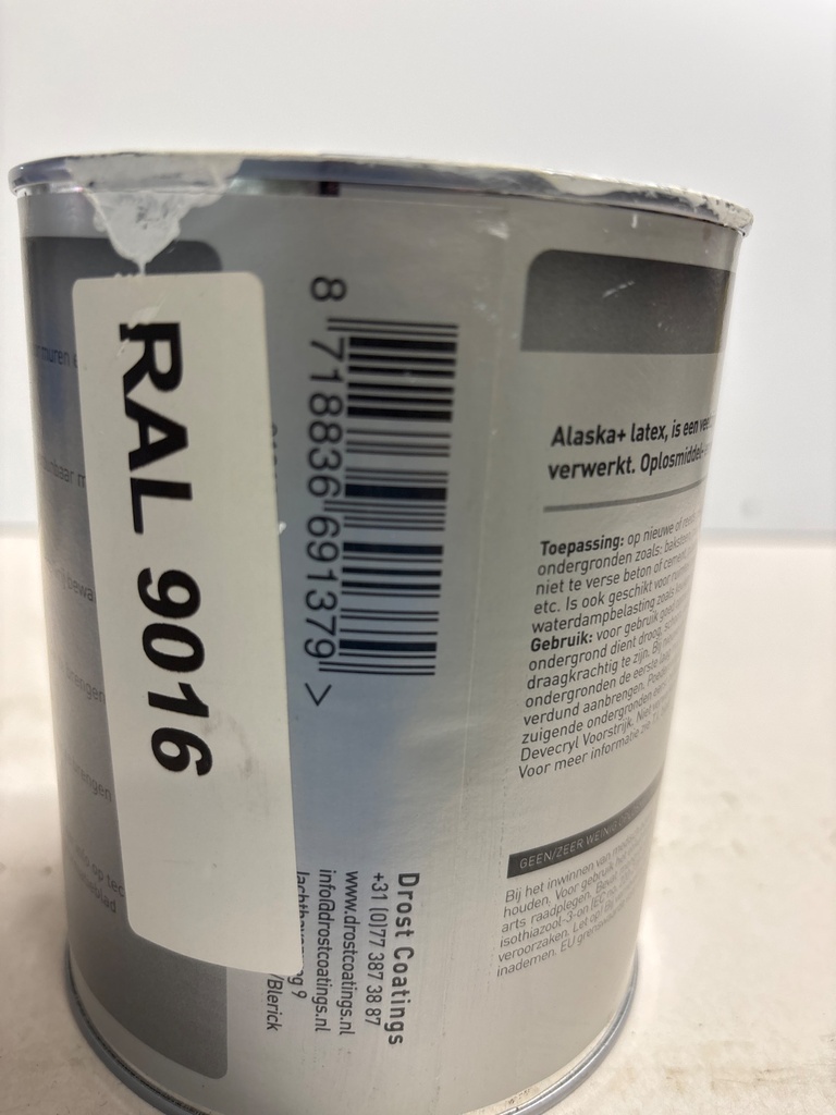 Droste Coatings Alaska+ latex - mix wit ean_label