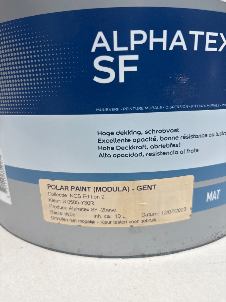Sikkens Alphatex SF - (NCS S 0505-Y30R) label2