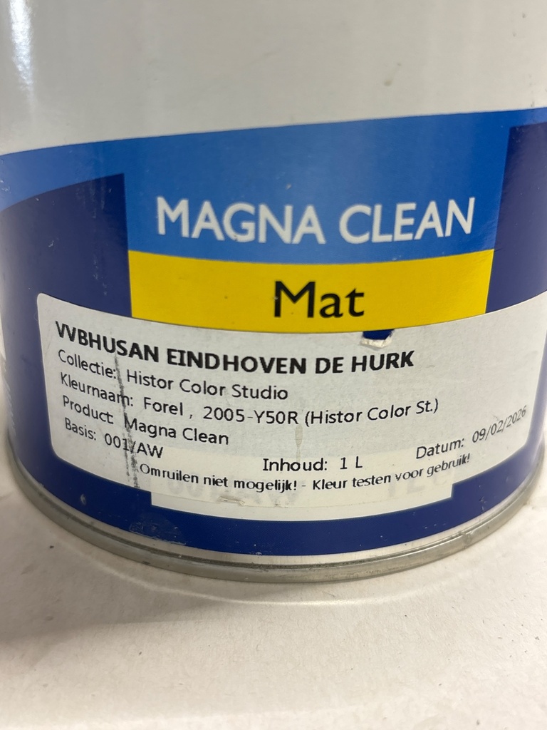 Trimetal Magna Clean Mat - Forel (NCS 2005-Y50R) label2