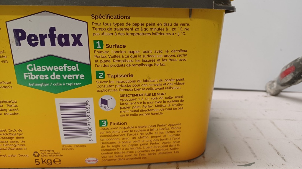 Perfax Glasweefsel Ready & Roll back2