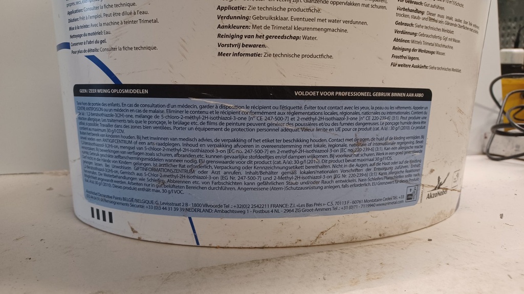Trimetal Rollacryl Super Latex - Beige back2