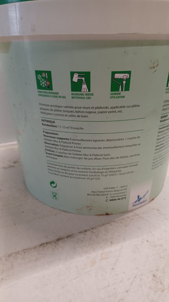 Stelatex Stelatex Mur & Plafond Satin - (E8.30.70) back