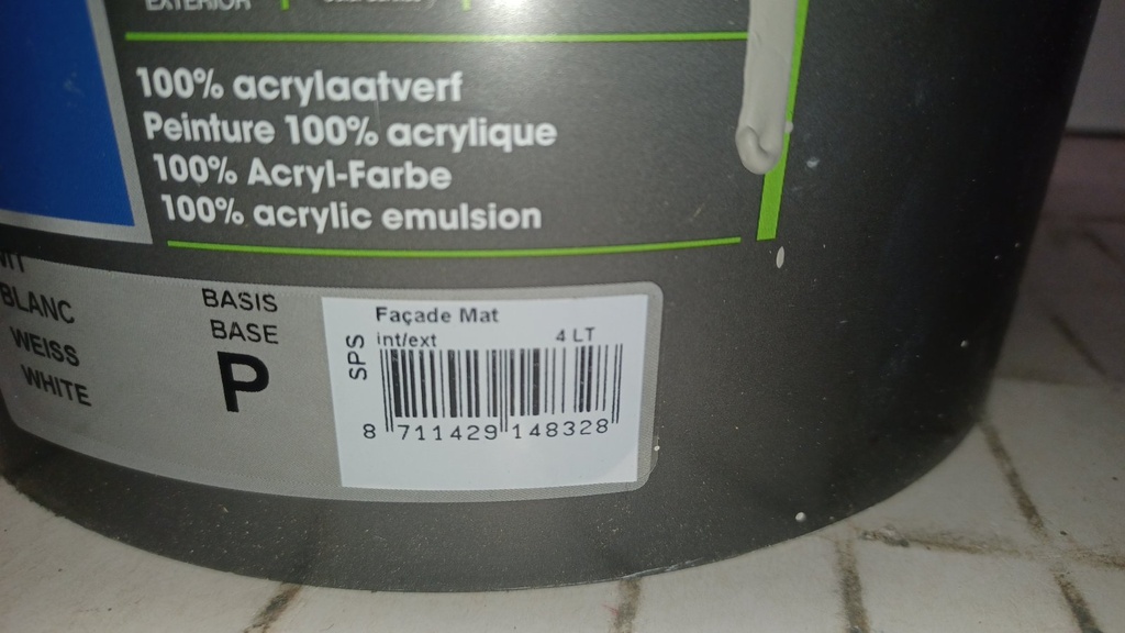 SPS Façade Mat - RAL 7030 (CDS 500-033) ean_label