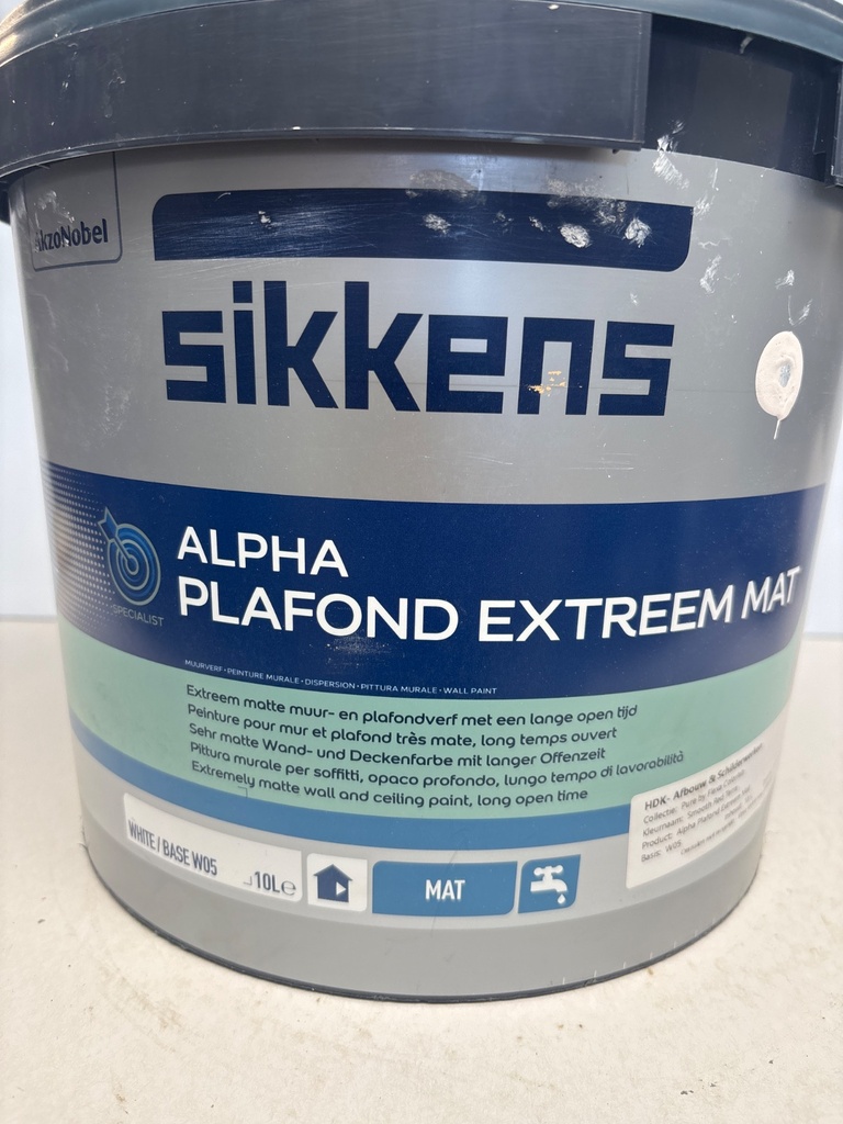 Sikkens Alpha Plafond Extreem Mat 10L
