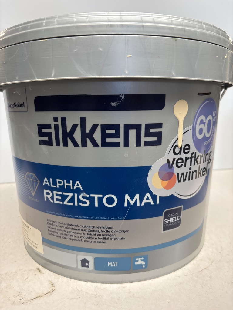 Sikkens Alpha Rezisto Mat - Licht ivoorkleurig (RAL 1015)