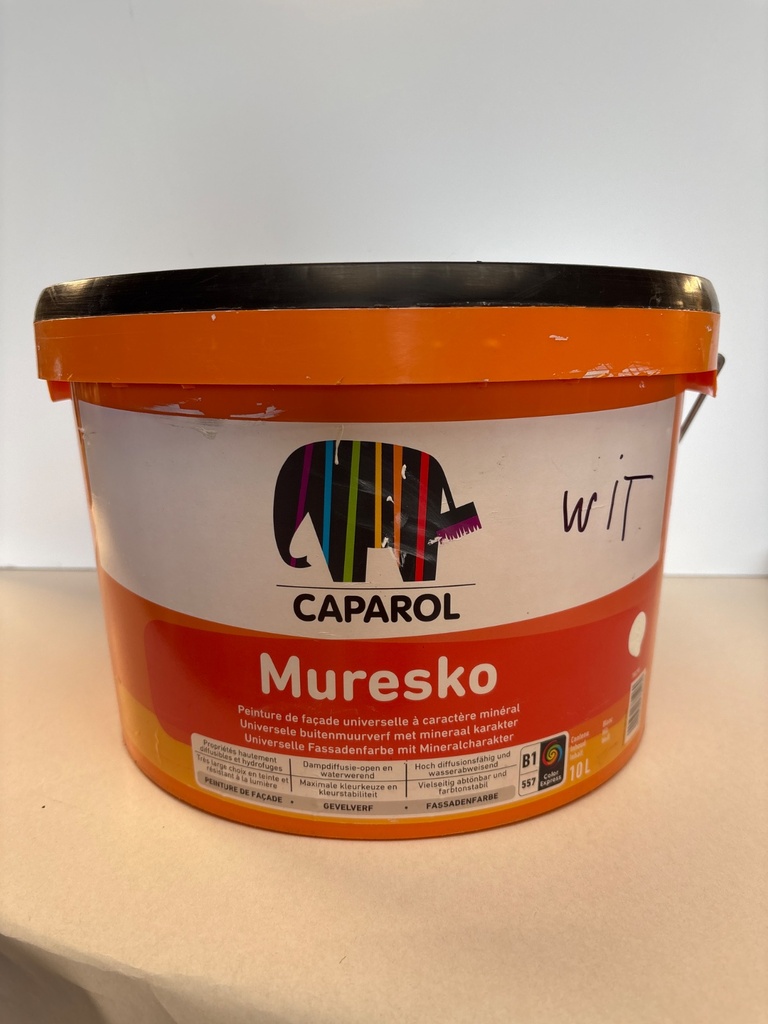 Caparol Muresko - Blanc / Wit / Weiß