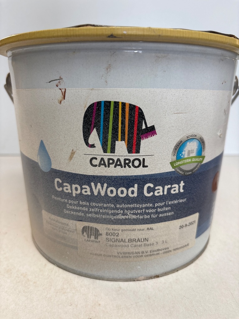 Caparol CapaWood Carat - SIGNALBRAUN (RAL 8002)
