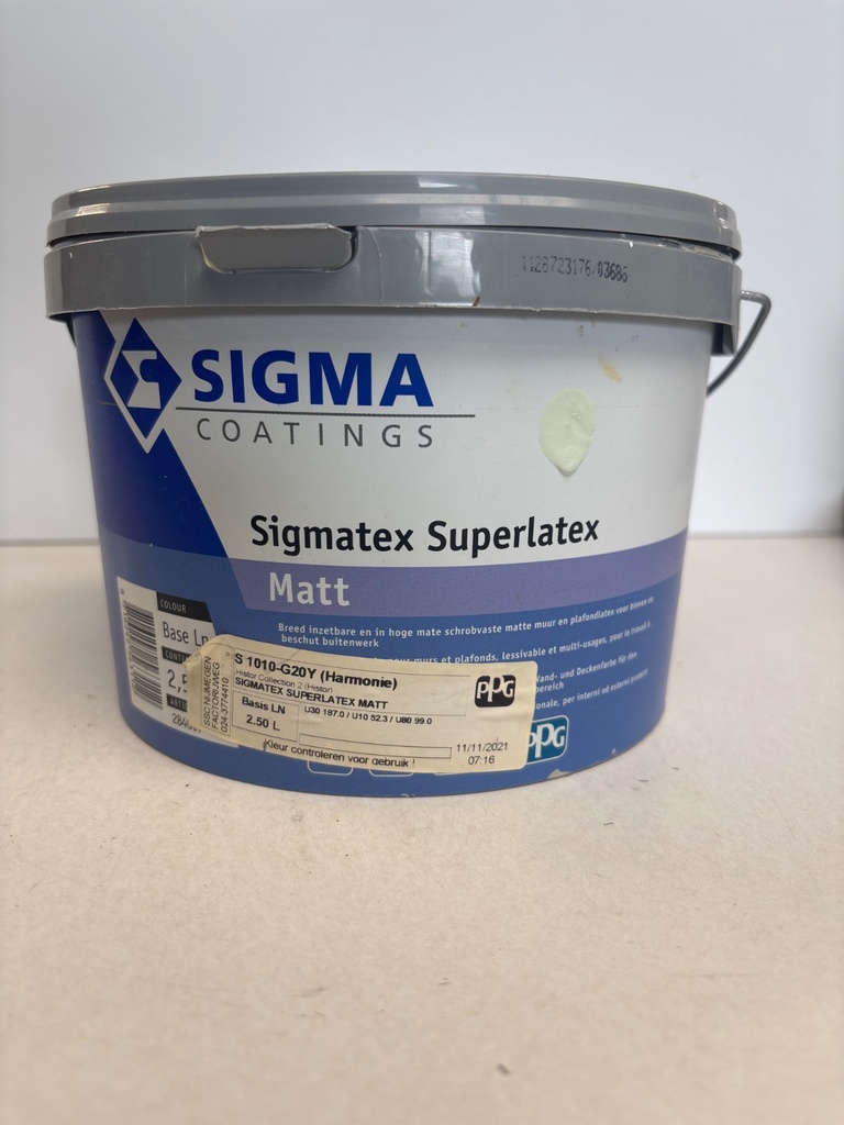 Sigma Coatings Sigmatex Superlatex Matt 2.5L