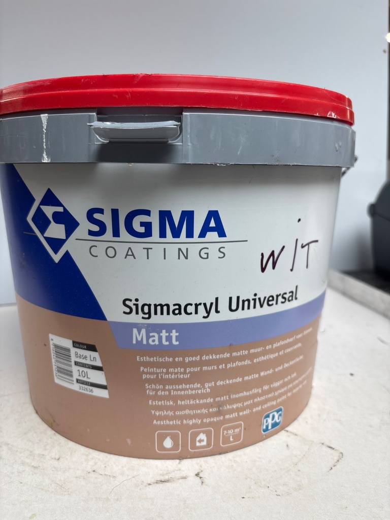 Sigma Coatings Sigmacryl Universal Matt 10L