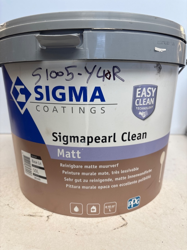 Sigma Coatings Sigmapearl Clean Matt - (NCS S 1005-Y40R)