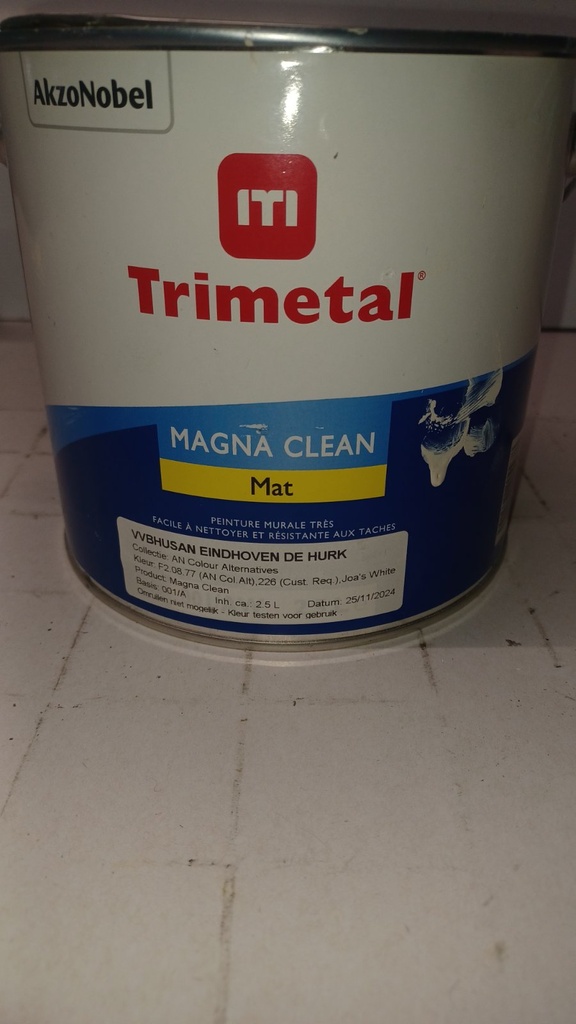 Trimetal Magna Clean Mat - Joa's White (AN Colour Alternatives F2.08.77)