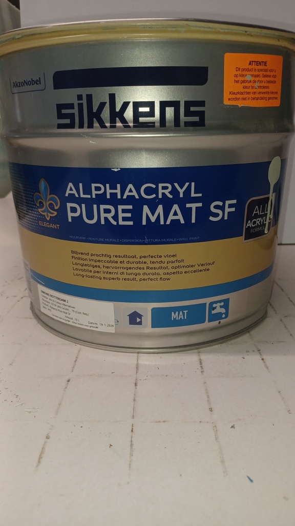 Sikkens Alphacryl Pure Mat SF - E210F (AN ColAlt), 79 (Cust. Req.) (E210F)