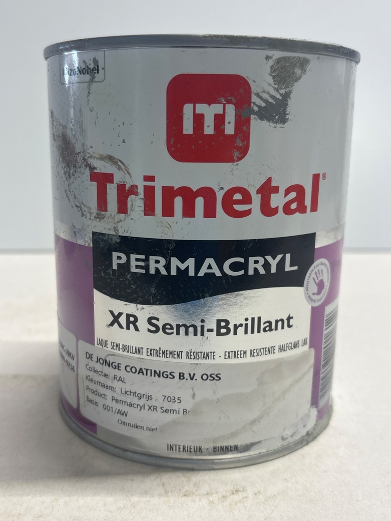 Trimetal Permacryl XR Semi-Brillant - Lichtgrijs (RAL 7035)