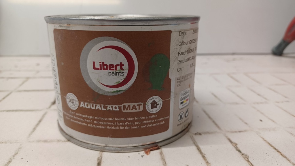 Libert paints Aqualac Mat - GREEN 195E