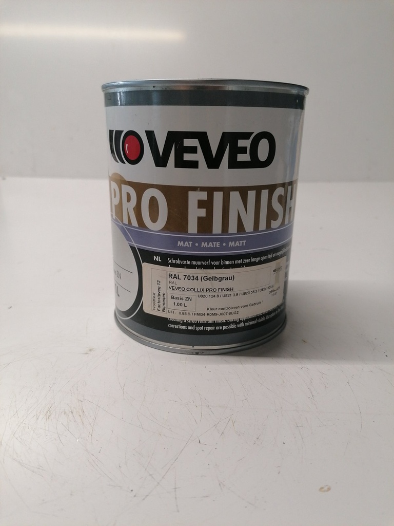 Veveo Collix Pro Finish - Gelbgrau (RAL 7034)
