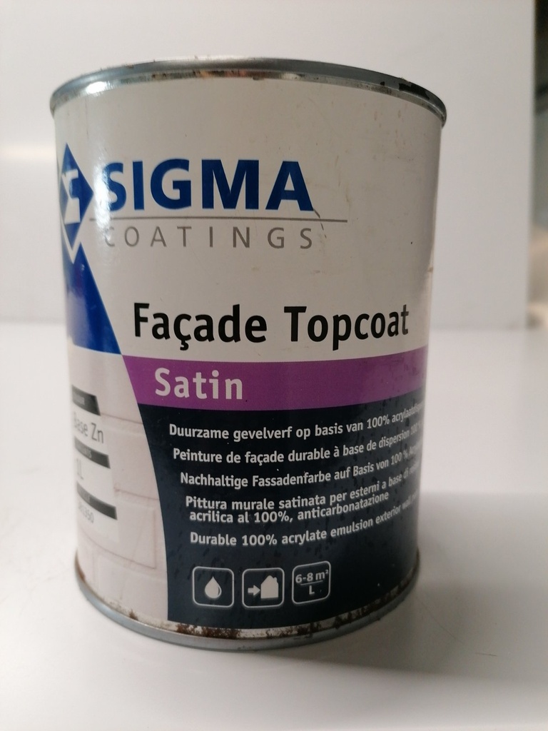 Sigma Coatings Facade Topcoat Satin 1L