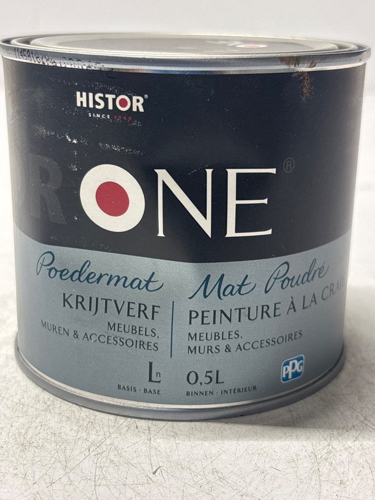 Histor ONE by Histor Krijtverf Poedermat 0.5L