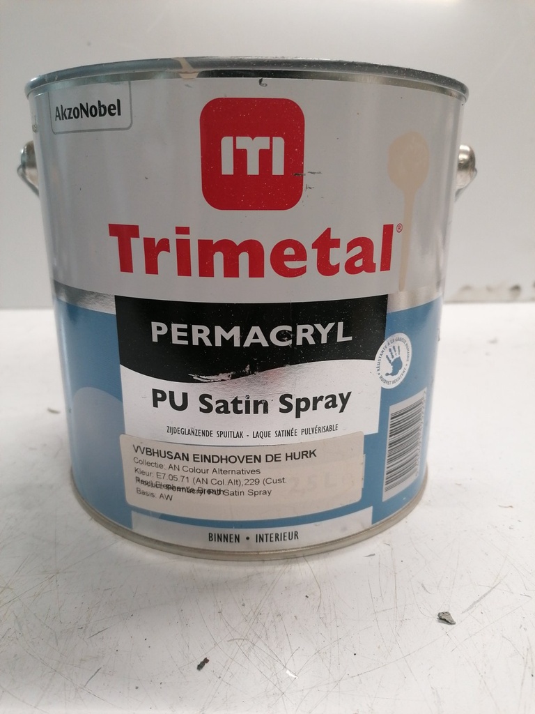 Trimetal Permacryl PU Satin Spray 10L